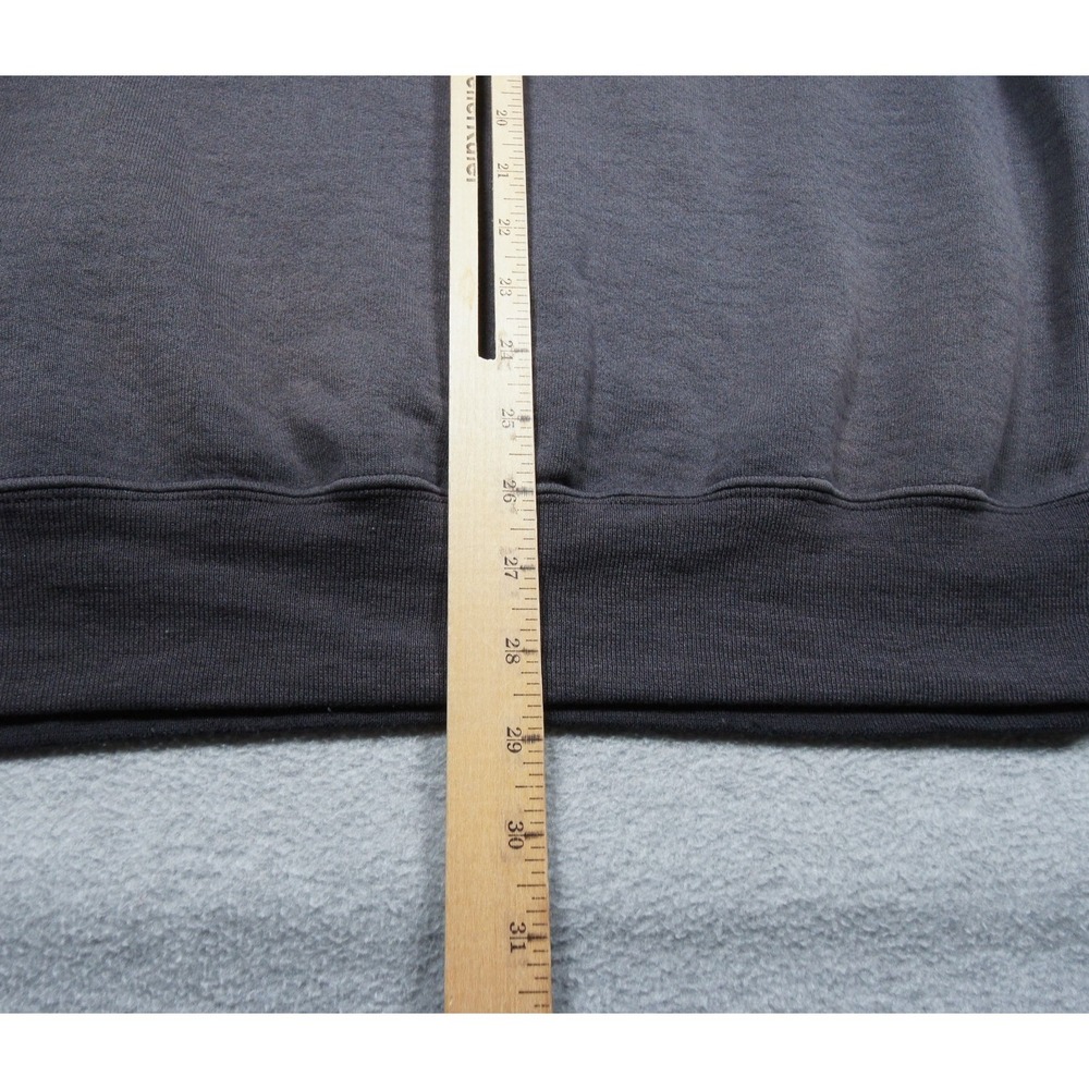 Russell Athletic Sweatshirt Mens XL Black Crewneck Pullover Sweater Faded - Picture 10 of 12